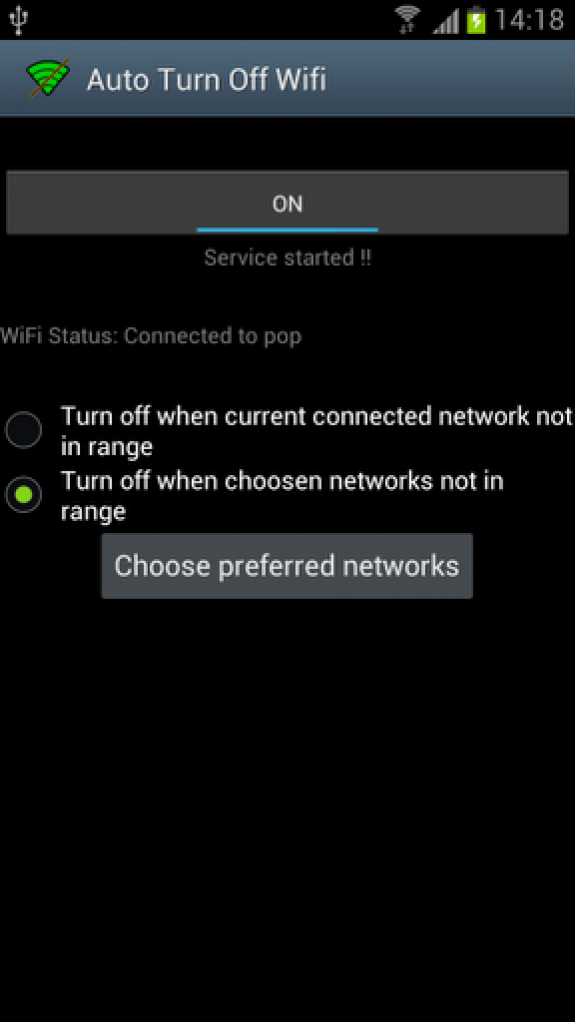 Android App ปิด Wifi อัตโนมัติ