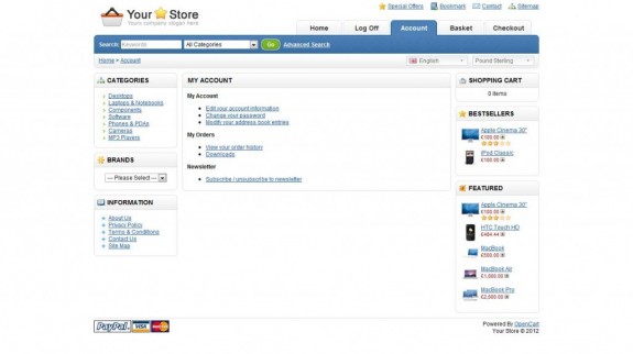 ตัวอย่างเว็บระบบร้านขายของแบบครบวงจร พร้อมระบบ admin (ส่วนหน้าร้าน)
