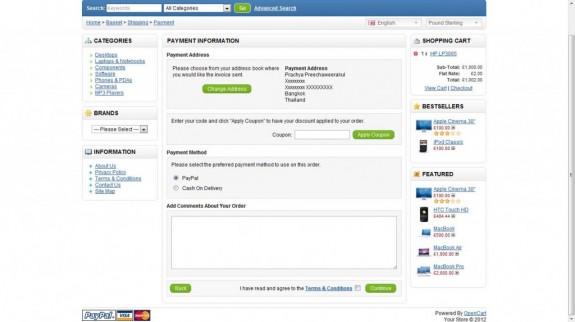 ตัวอย่างเว็บระบบร้านขายของแบบครบวงจร พร้อมระบบ admin (ส่วนหน้าร้าน)