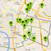 Android App แผนที่แสดงตำแหน่งสถานที่ต่างๆ มี database จัดเก็บข้อมูล