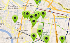 Android App แผนที่แสดงตำแหน่งสถานที่ต่างๆ มี database จัดเก็บข้อมูล